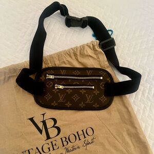 Vintage Boho Monogram Belt Bag